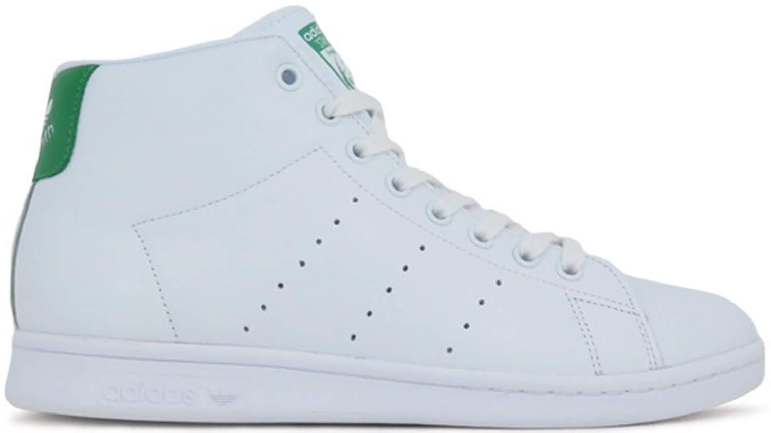 Кецове и обувки adidas Originals Stan Smith "Mid White/Green" Бяло | BB0069, 0