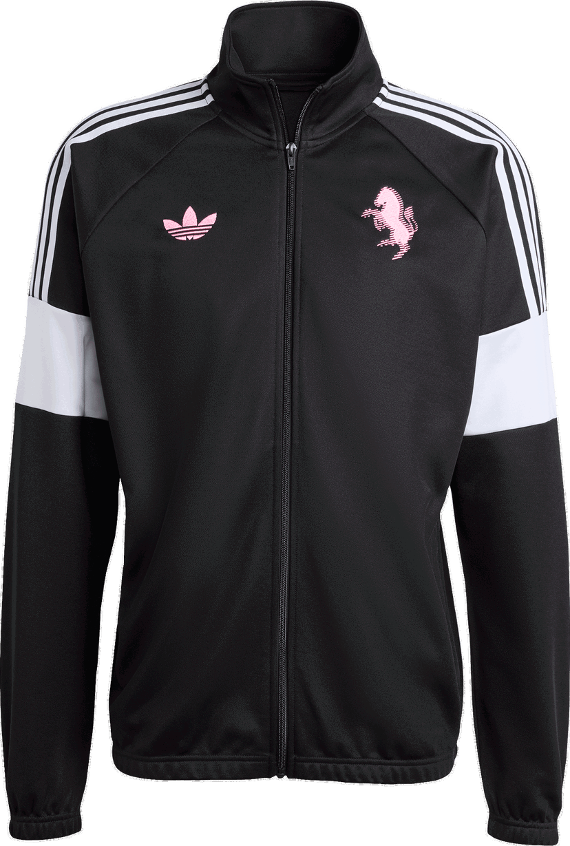 Суитчър adidas Originals FC Juventus Turin Lfstlr Track Sweatshirt Черно | kc7799