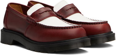 Кецове и обувки Dr. Martens Penton Two-Tone Leather Loafers Червено | 40635600, 3