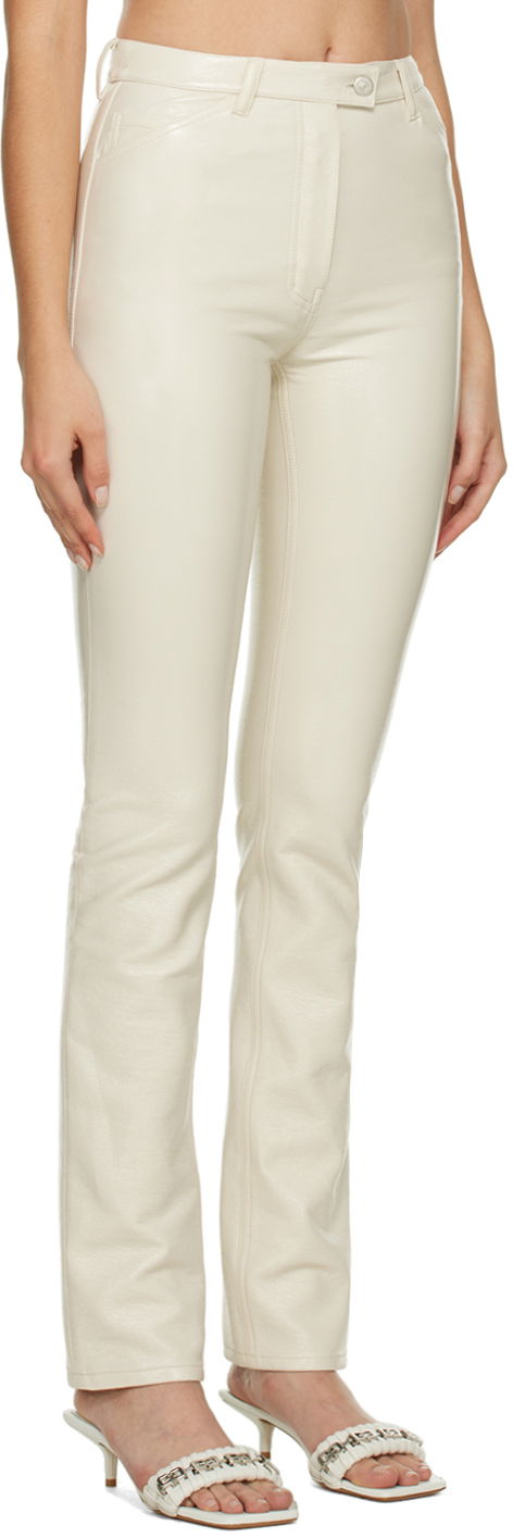 Панталони Courrèges Courrèges Slim-Fit Trousers Бяло | 322CPA071VY0003, 1
