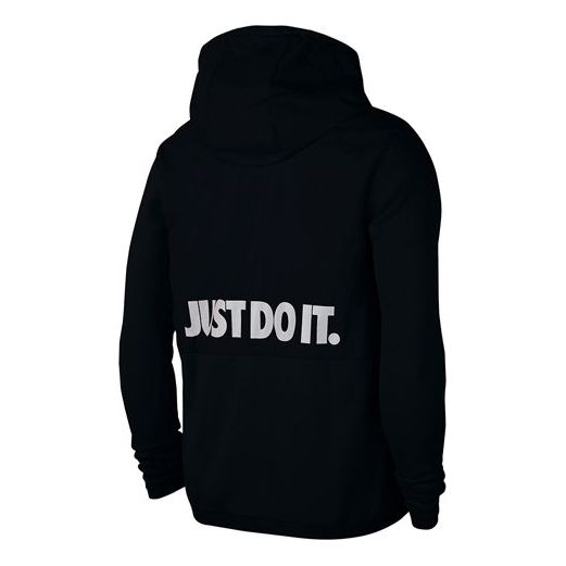 Суитчър Nike Sportswear Just Do It Fleece Hoodie Черно | CU4102-013