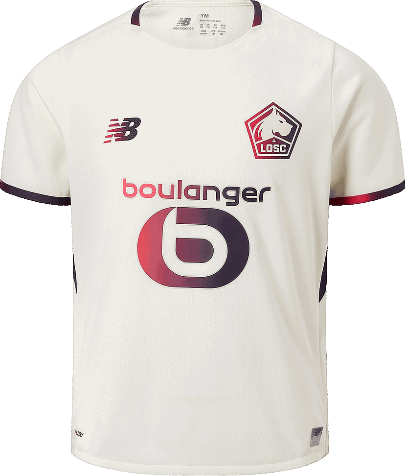 Фланелка New Balance LOSC Lille Away Jersey 2025/26 Бяло | jt230455-awy
