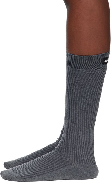 Чорапи Coperni Ribbed Knit Socks Сиво | COPSA15F5087, 2