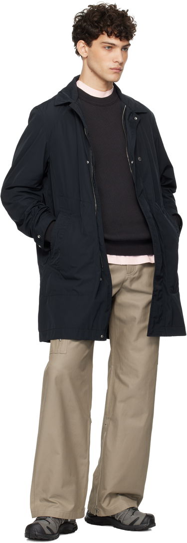 Дъждобран Stone Island Stone Island Micro Twill Coat Тъмно синьо | K1S15 7100009 S0026, 4