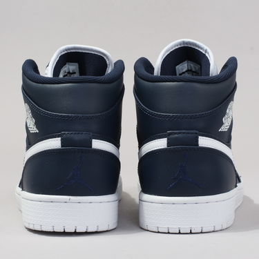 Кецове и обувки Jordan Air Jordan 1 Retro Mid ''Obsidian'' Тъмно синьо | 554724-402, 3