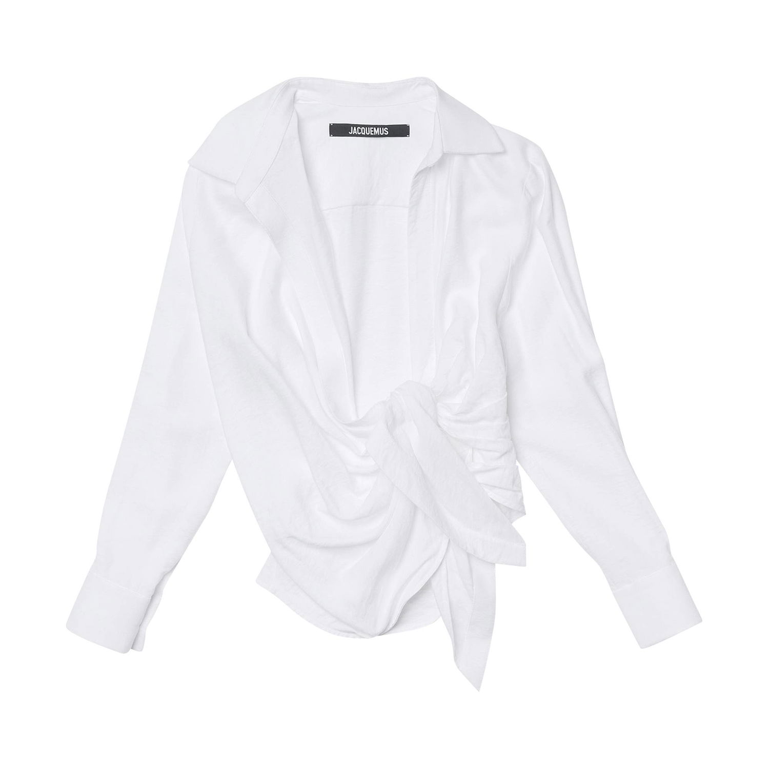 Риза Jacquemus La Chemise Bahia Shirt Бяло | 213SH002 1020 100, 1