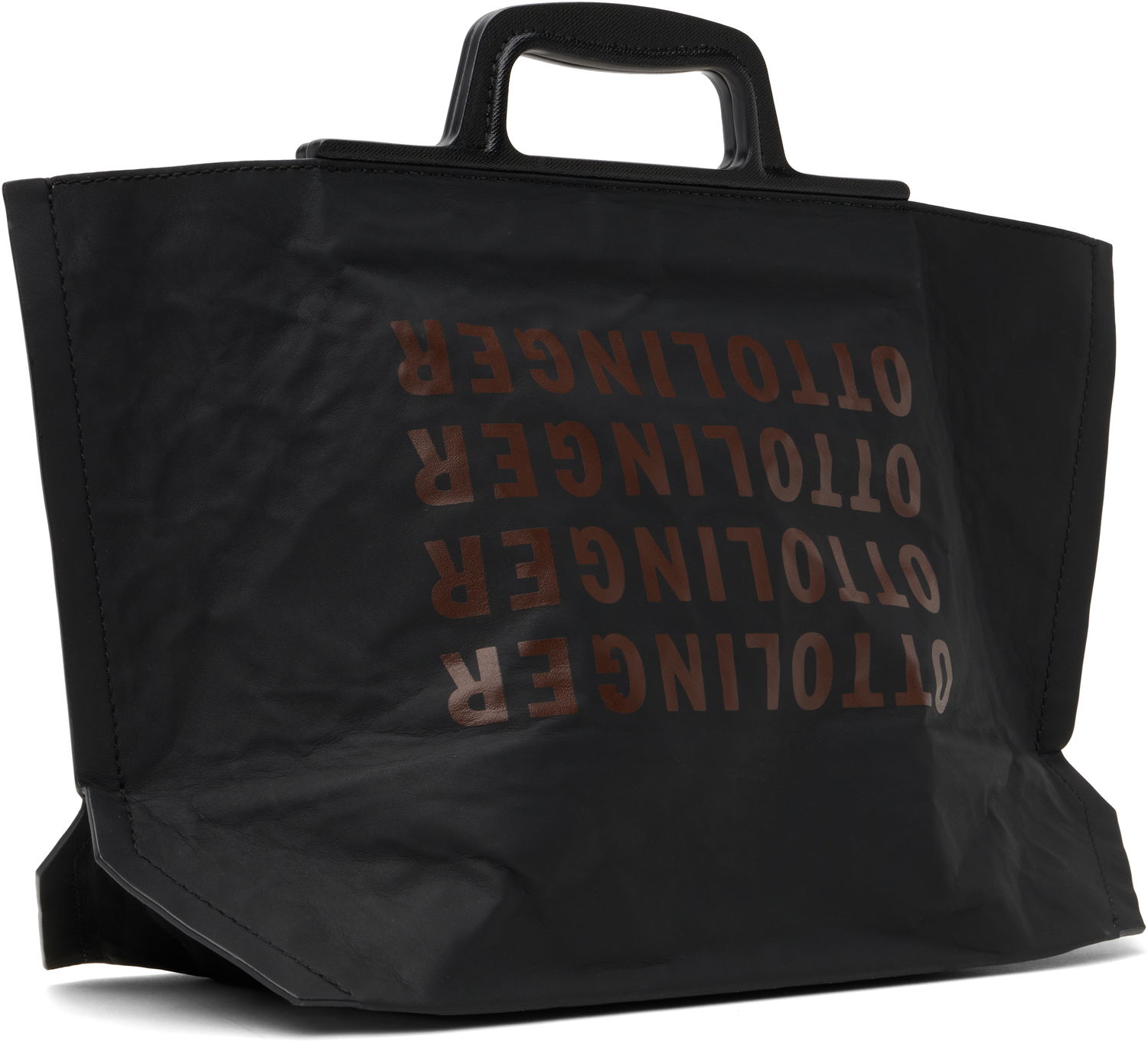 Голяма пазарска чанта Ottolinger Ottolinger Frozen Tote Bag ECCO.kollektive Edition Черно | 920012790000, 1