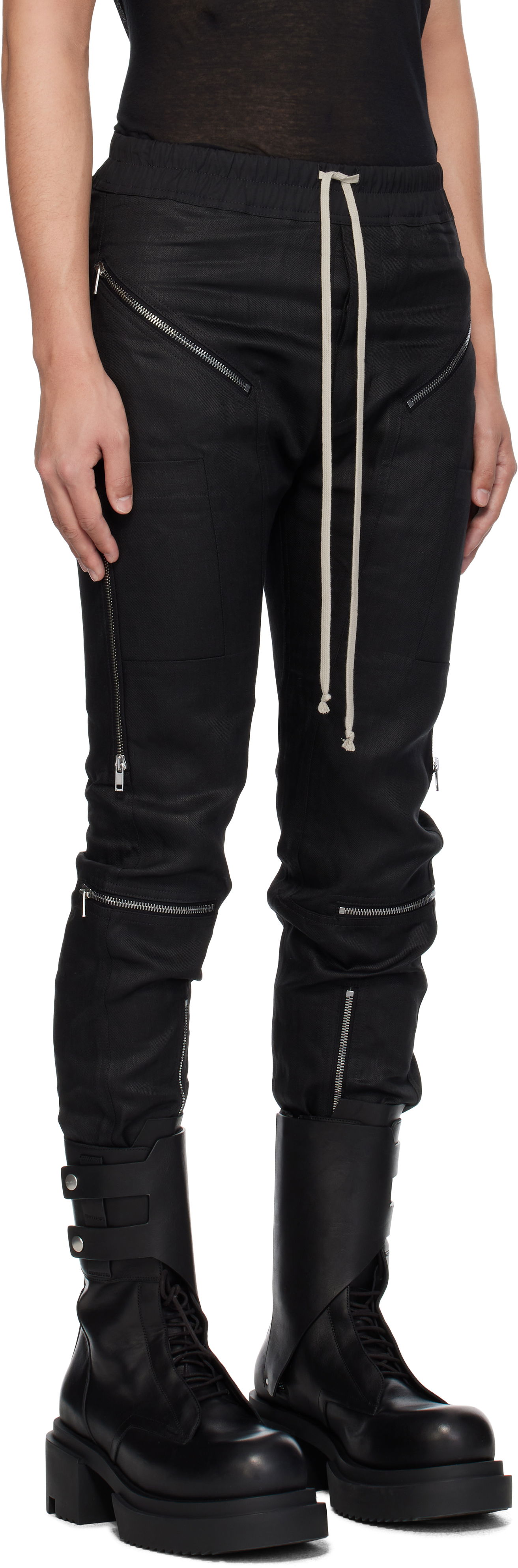 Спортни панталони Rick Owens Rick Owens Hollywood Headon Trousers Черно | RU01E5368 TWL, 1