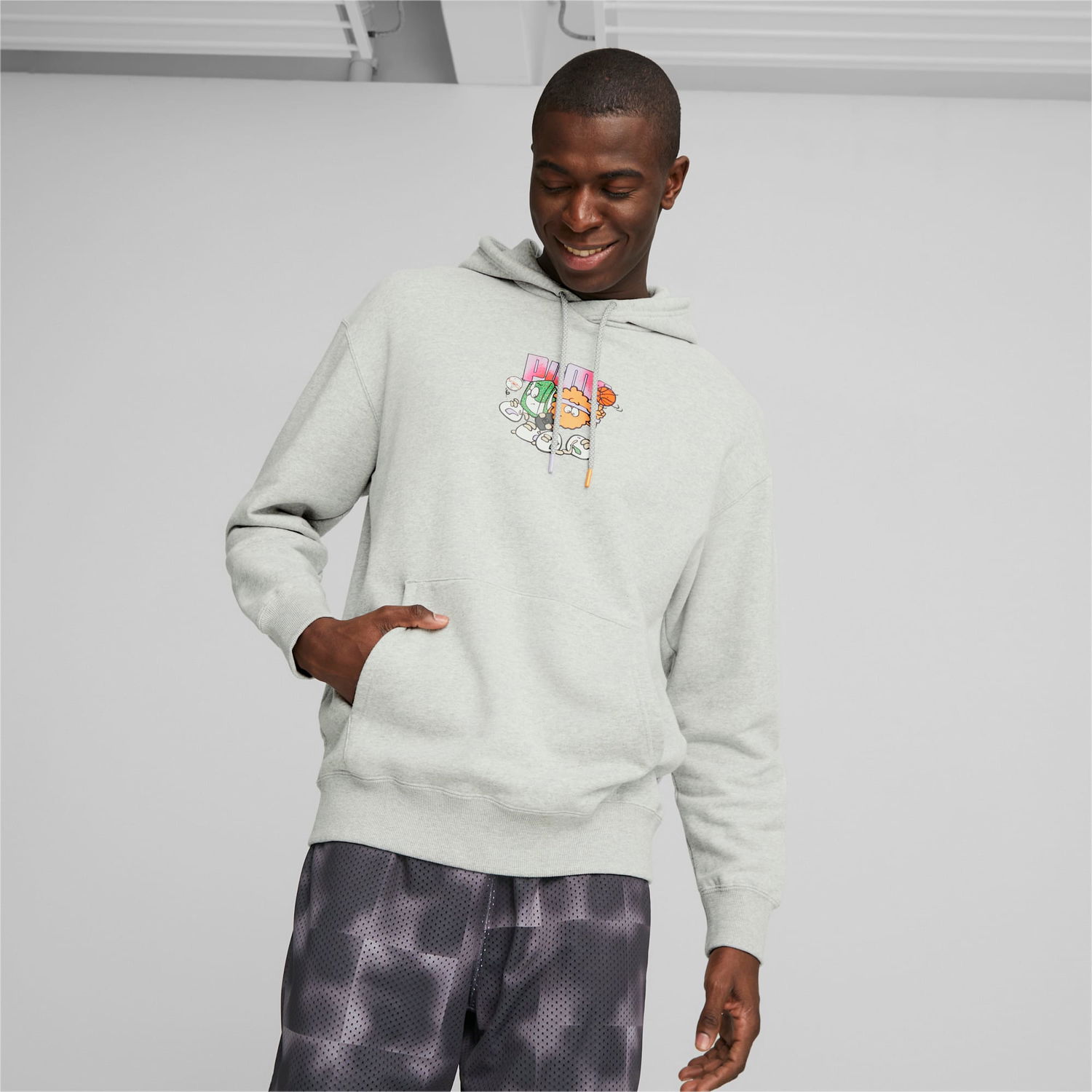 Суитчър Puma X 8ENJAMIN Hoodie Сиво | 539822_04, 1