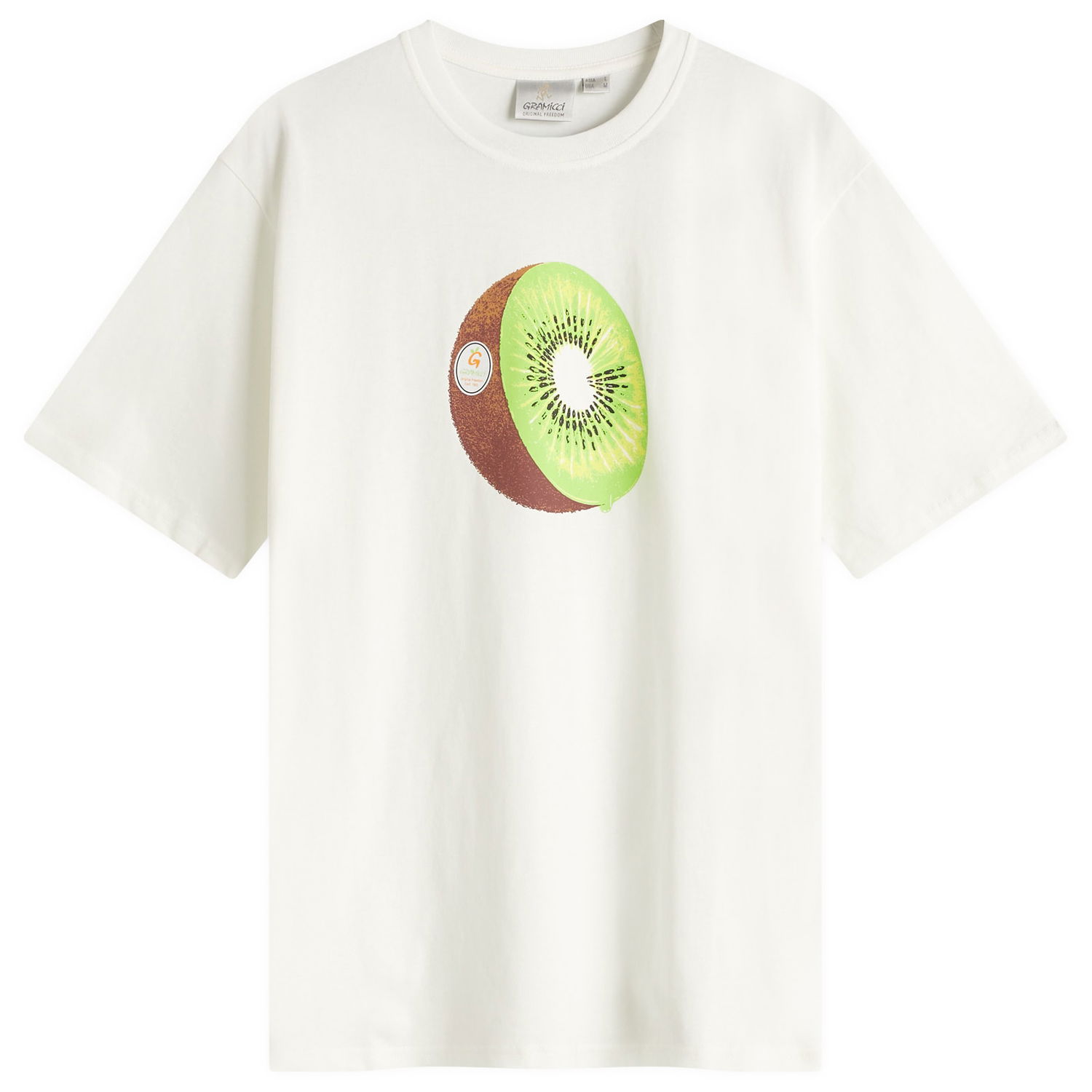 Тениска GRAMICCI Men's Kiwi Graphic T-Shirt, Size Large Бяло | G5SU-T169-WHT, 0