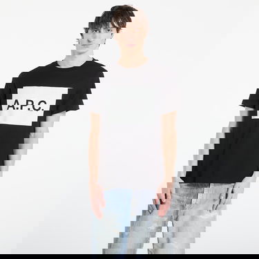 Тениска A.P.C. Gots Logo T-Shirt Черно | COHBO-H26530 LZZ, 0