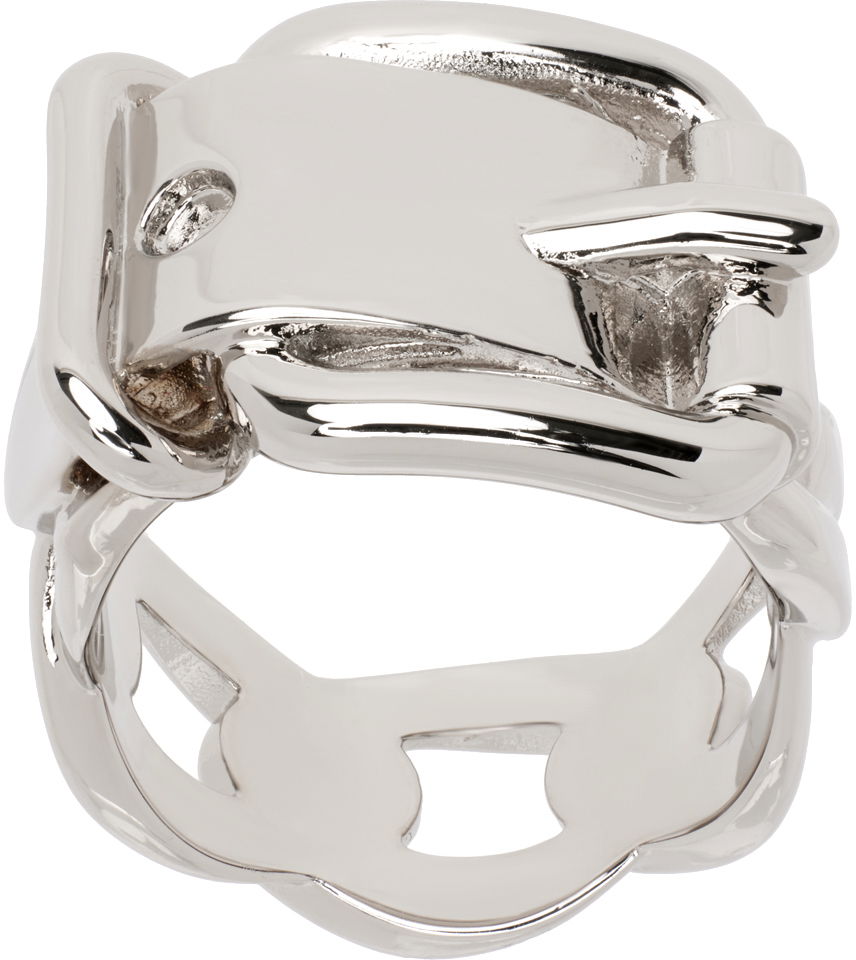 Пръстен Acne Studios Buckle Ring Сиво | C50419-, 0