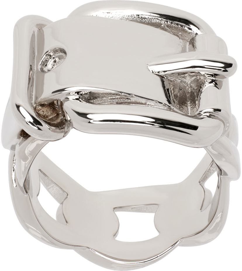 Пръстен Acne Studios Buckle Ring Сиво | C50419-