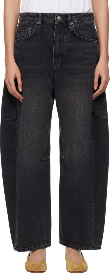 Дънки rag & bone rag & bone 'The Charlie' High-Rise Barrel Jeans Черно | WDD24F2994ACBS, 0