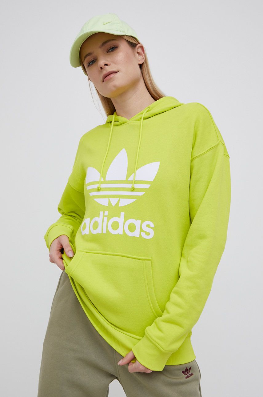 Суитчър adidas Originals Hoodie Adicolor Зелено | HE6950, 0