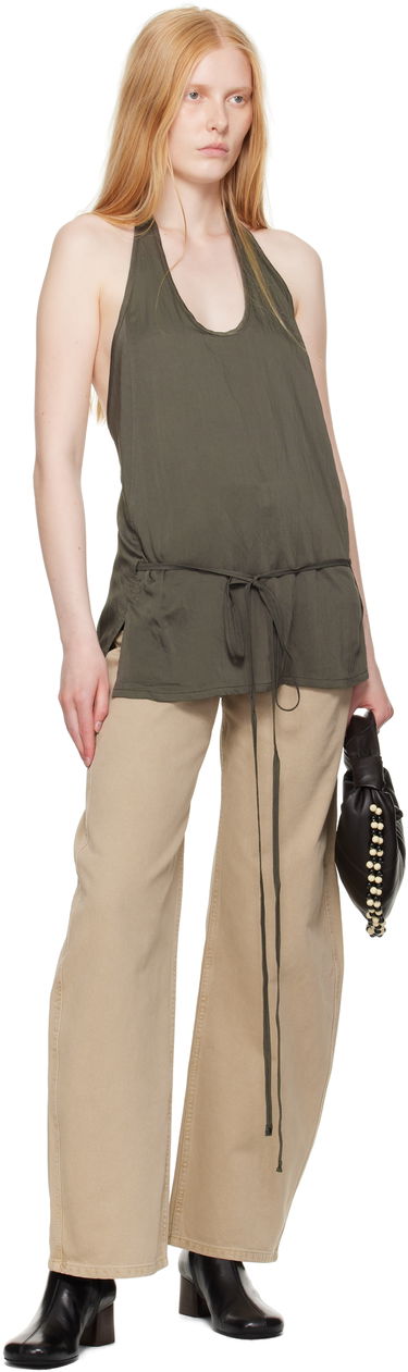 Потник LEMAIRE Lemaire Apron Halter Top Зелено | TO1387 LF1388, 3