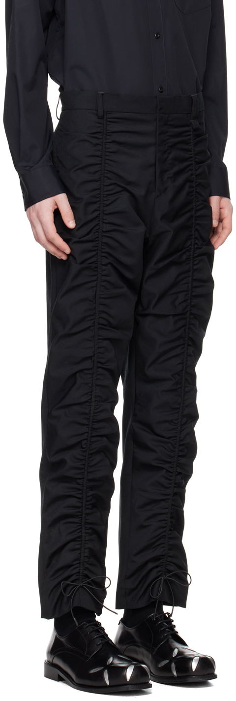 Панталони Simone Rocha Simone Rocha Ruched Trousers Черно | 4095 1075, 1