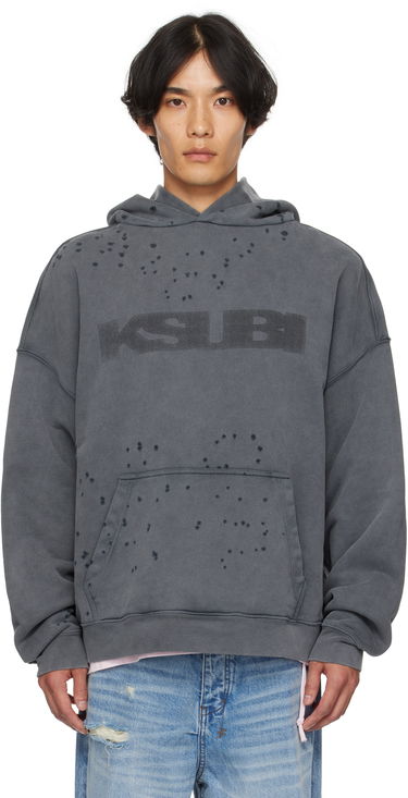 Суитчър Ksubi Ksubi Blasted Ekcess Hoodie Сиво | MPF25FL005, 0