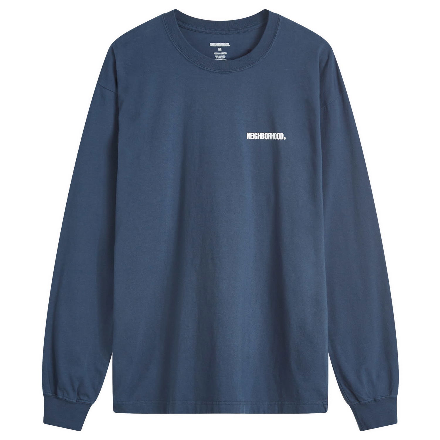 Тениска Neighborhood Long Sleeve T-Shirt Navy Тъмно синьо | 242PCNH-LT01-NVY, 0