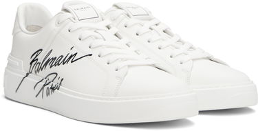 Кецове и обувки Balmain Balmain B-Court Бяло | EM0VI288LIPB, 3