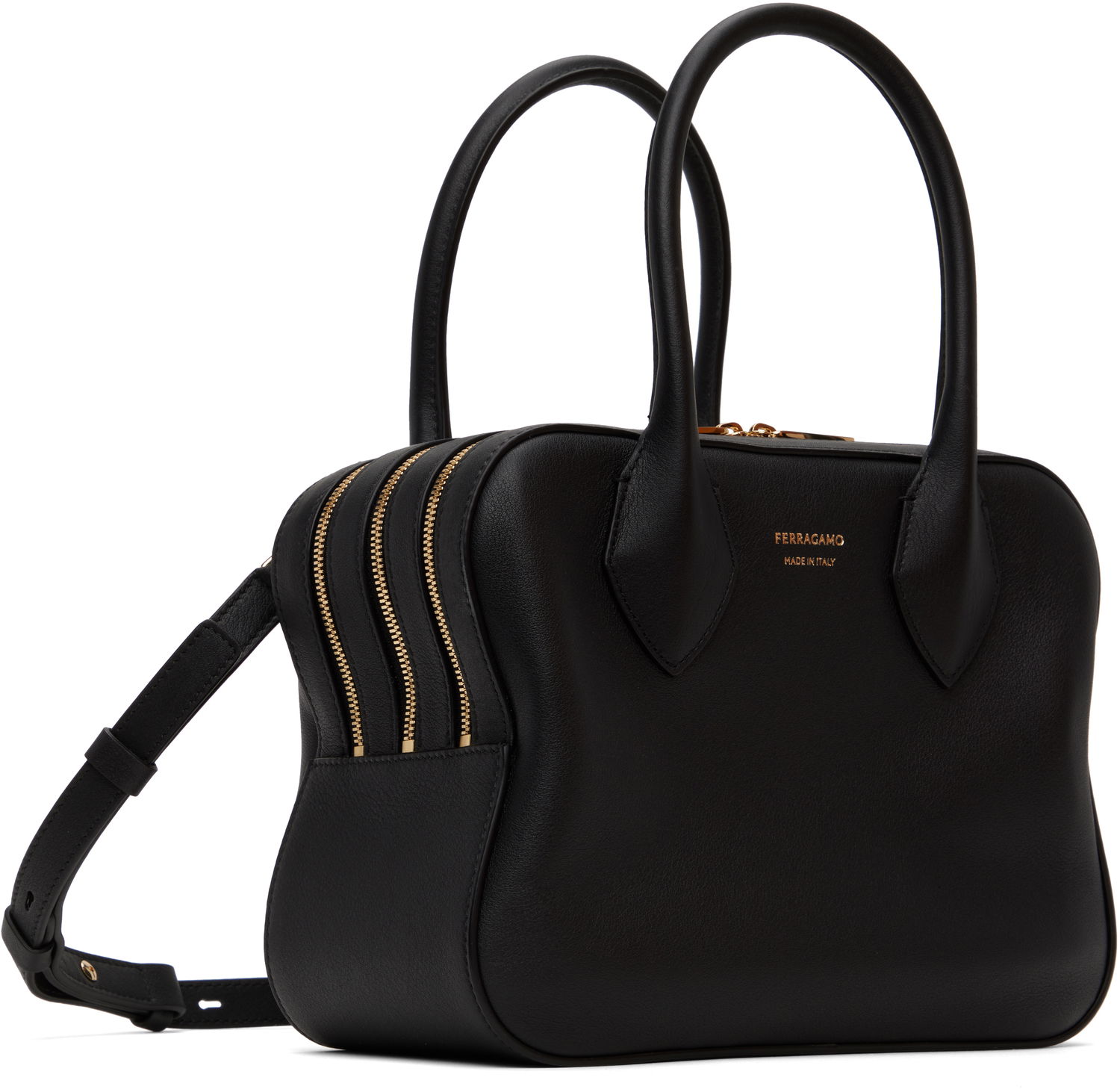 Дамска чанта FERRAGAMO Ferragamo Star-Shaped S Bag Черно | 773339, 1