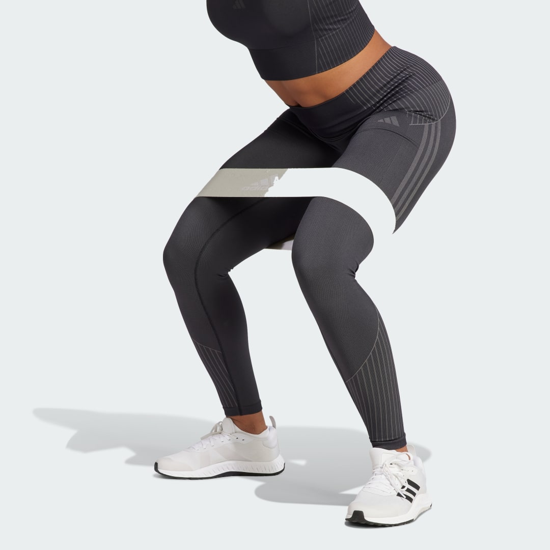 Клинове adidas Originals Seamless Branded 7/8 Leggings Черно | IA7165, 0