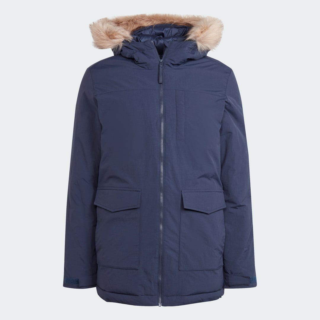 Парка adidas Performance Parka With Hood Синьо | IK0552, 1
