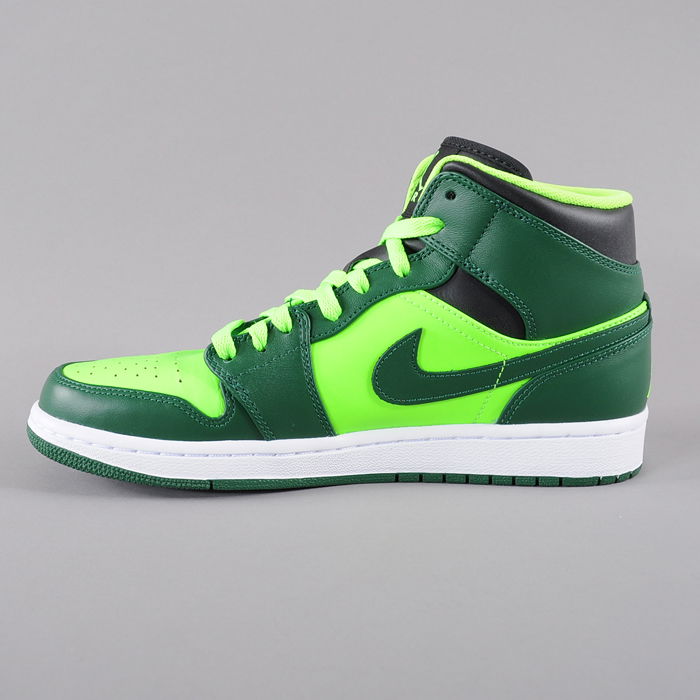 Кецове и обувки Jordan Air Jordan 1 Mid "Hulk" Зелено | 554724-330, 0