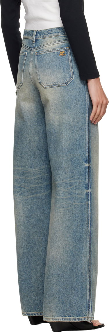 Дънки Courrèges Courrèges Hammer Baggy Jeans Синьо | VESDPA253DE0041, 2
