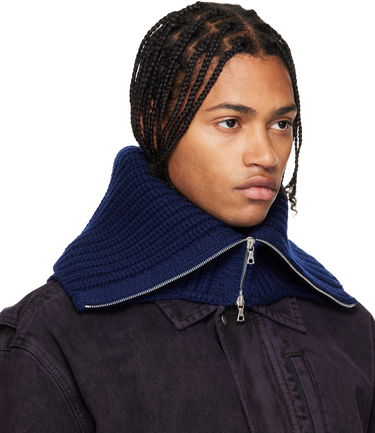 Шал Dries Van Noten Dries Van Noten Ribbed Zipped Wool Collar Многоцветен | 252-021214-2707, 1