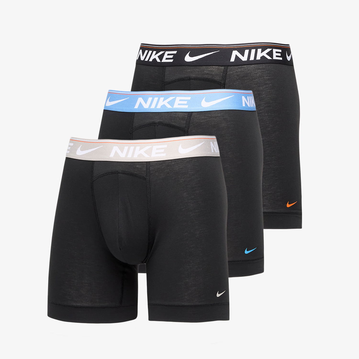 Боксерки Nike Ultra Comfort Boxer Brief 3-Pack Черно | 0000KE1257-EWD, 0