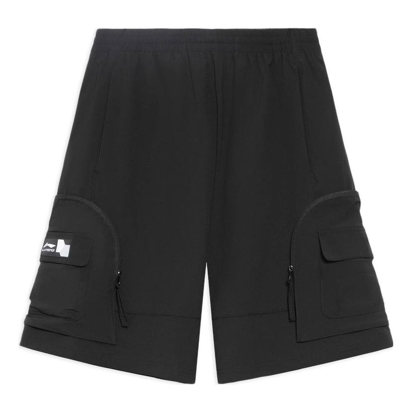 Къси панталони Li-Ning Men's Graphic Cargo Shorts Черно | AKSS303-2