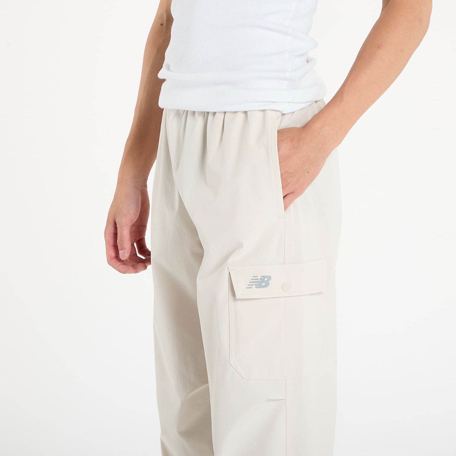 Карго панталони New Balance Ripstop Cargo Pant L Бежово | MP51538TWF, 1