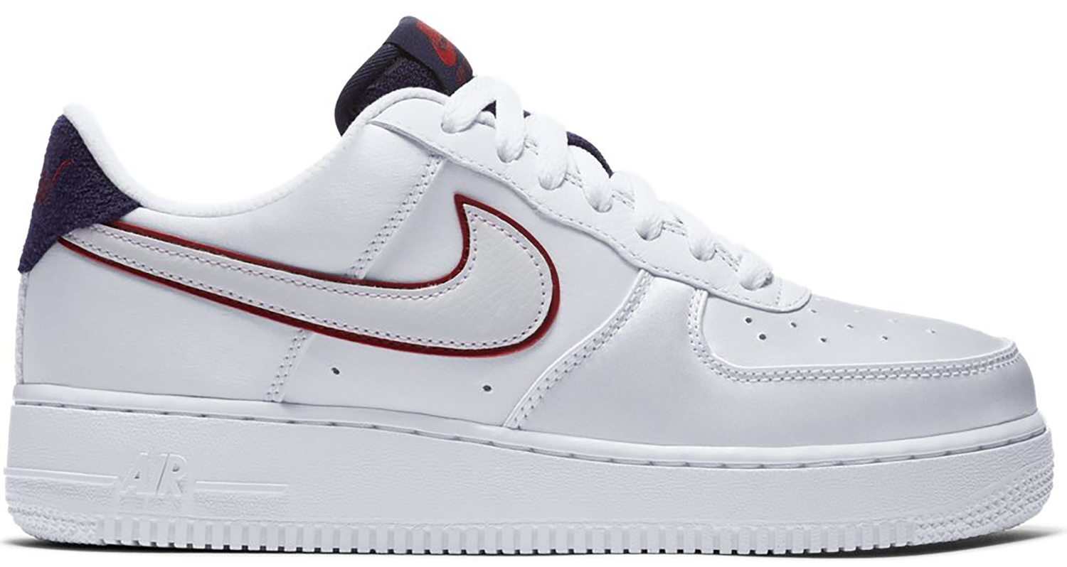 Кецове и обувки Nike Air Force 1 Low NSW White Satin W Бяло | AA0287-103, 0