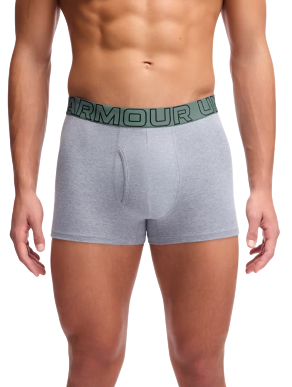 Боксерки Under Armour Under Armour SOLID 3in Boxer Shorts, 3-Pack Зелено | 1383891-035, 1