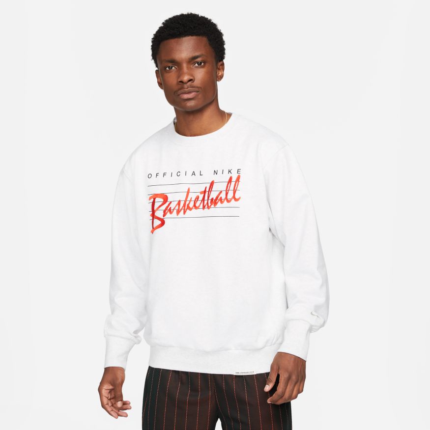 Суитчър Nike Dri-Fit Standard Issue Basketball Sweatshirt Бяло | DA6741-051, 0