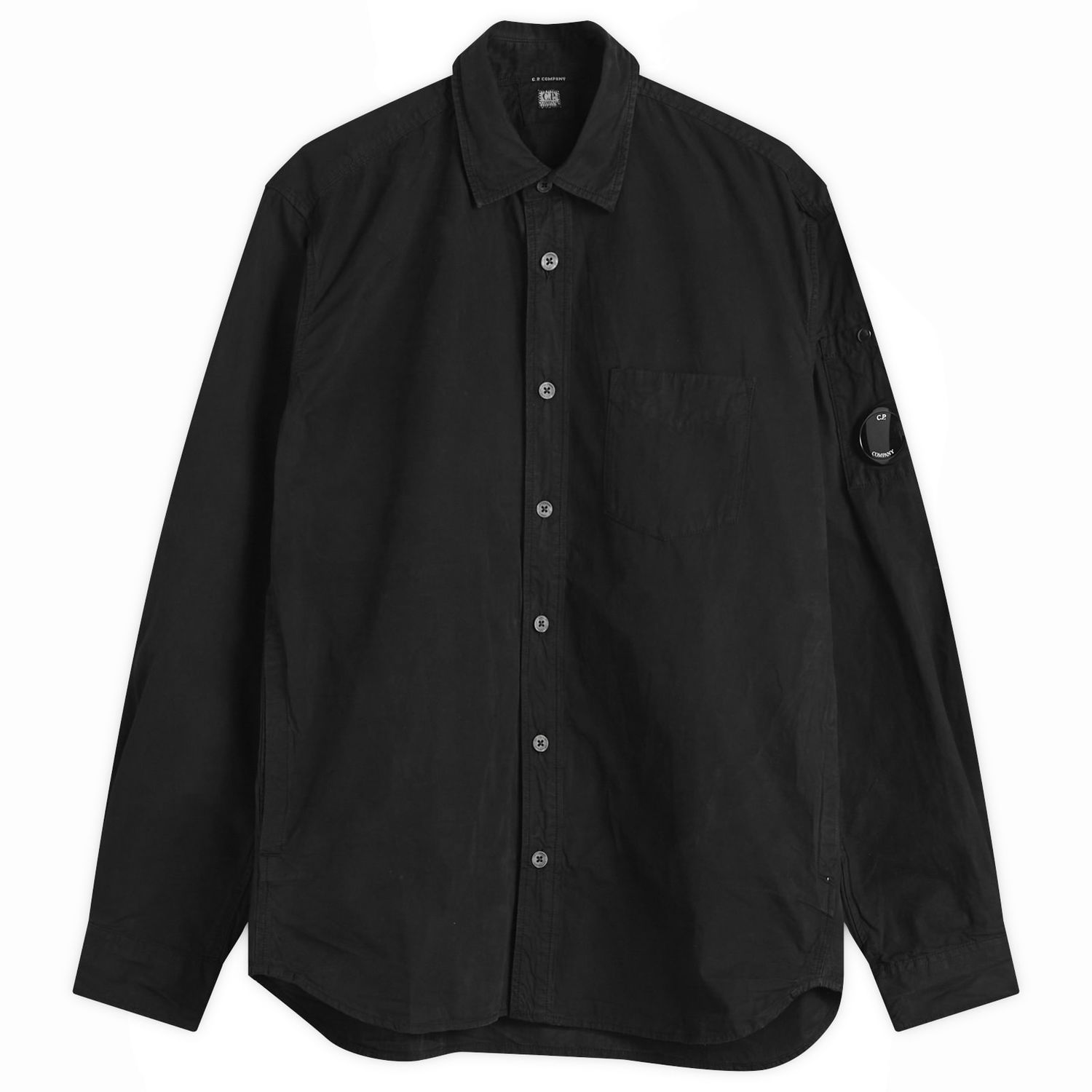 Риза C.P. Company Microreps Lens Shirt Черно | 19CMSH270A-110324G-999, 1