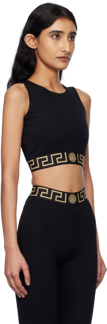 Потник Versace Versace Greca Border Sports Bra Черно | 1015878_1A11143_1B000, 4