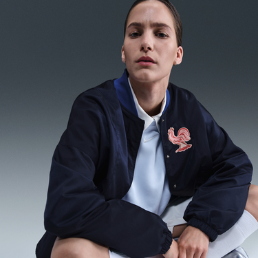 Яке бомбър Nike Nike Air Woven FFF Bomber Jacket Тъмно синьо | HF5142-492, 3