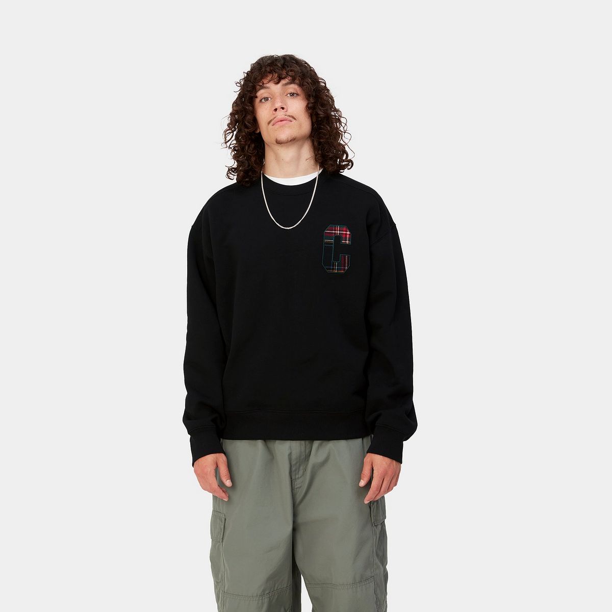 Пуловер Carhartt WIP Wiles Crewneck Черно | I032456_89_XX, 0