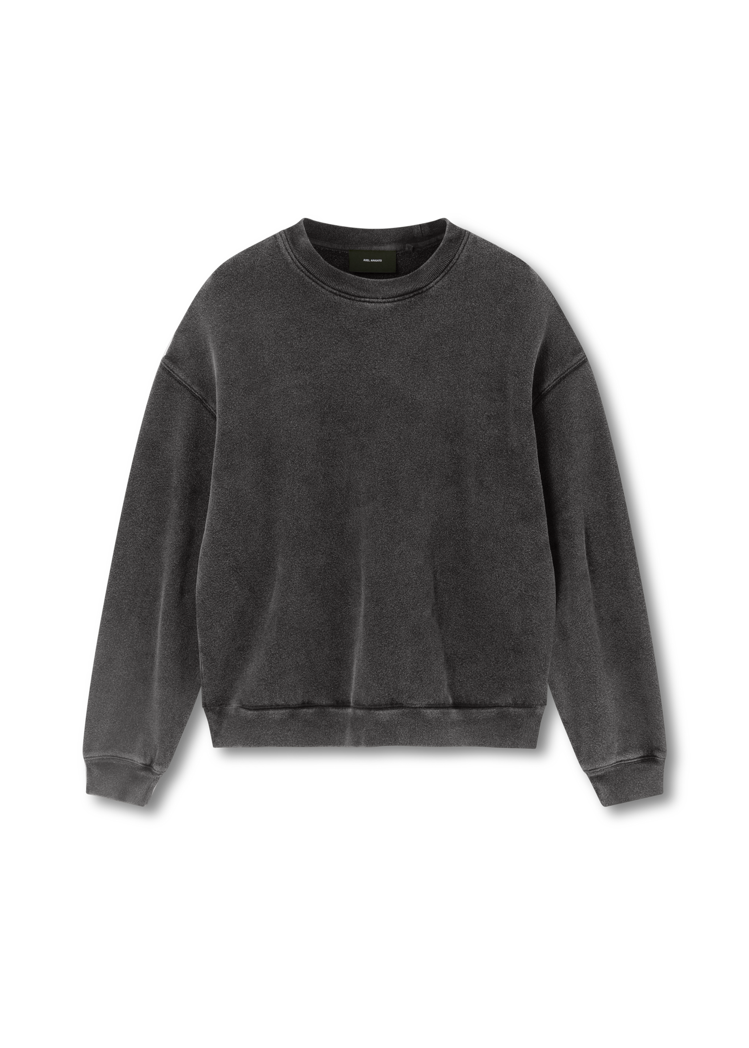 Суитчър AXEL ARIGATO Typo Light Washed Crewneck Sweatshirt Черно | A3017001, 1