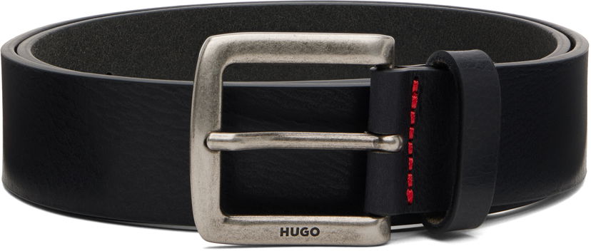 Колани BOSS HUGO Vegetable-Tanned Belt Черно | 50553776