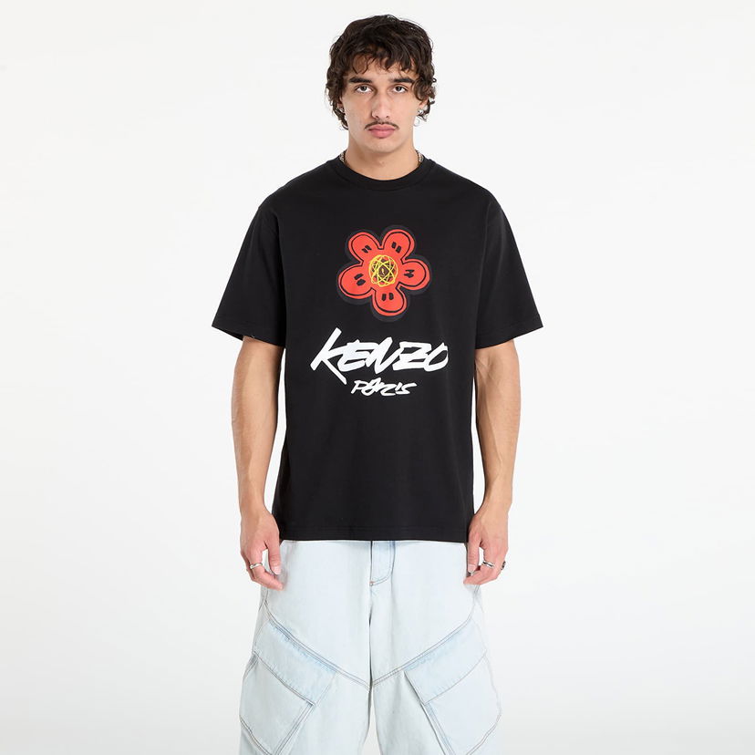 Тениска KENZO KENZO x FUTURA 2000 T-Shirt Черно | FF65TS2654SG.99J