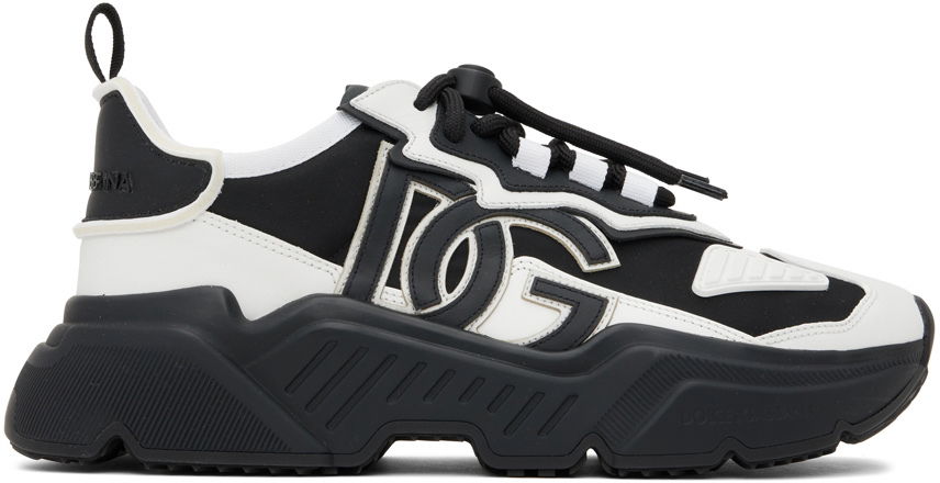 Кецове и обувки Dolce & Gabbana Black Daymaster Sneakers Черно | CS1941AQ356, 0
