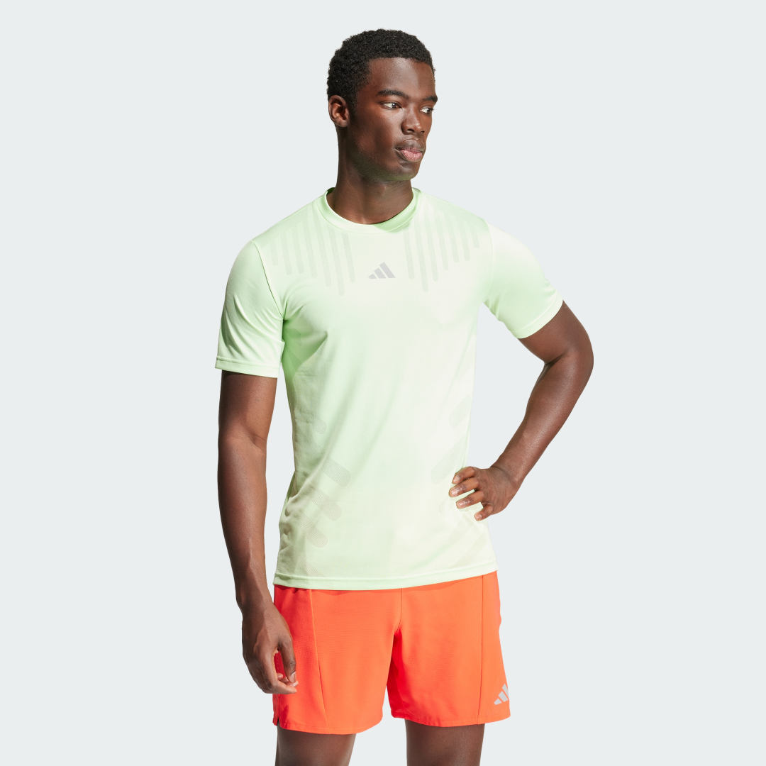 Тениска adidas Performance HIIT Airchill Workout Бяло | IS3730, 0