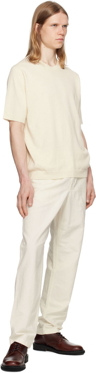 Тениска NORSE PROJECTS Norse Projects Rhys Cotton Linen T-Shirt Бяло | N45-0600, 3