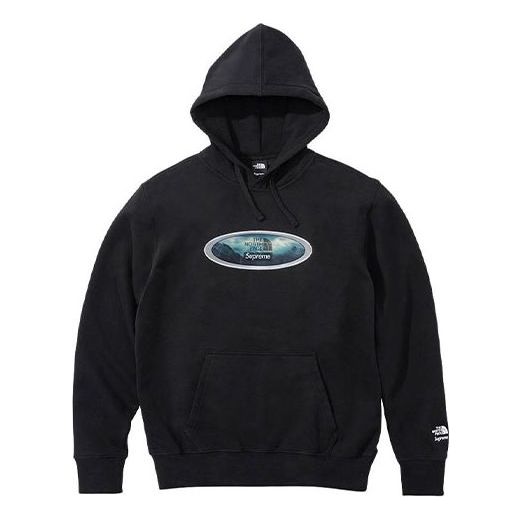 Суитчър Supreme The North Face Lenticular Mountains Hooded Sweatshirt Черно | SUP-FW21-265, 0