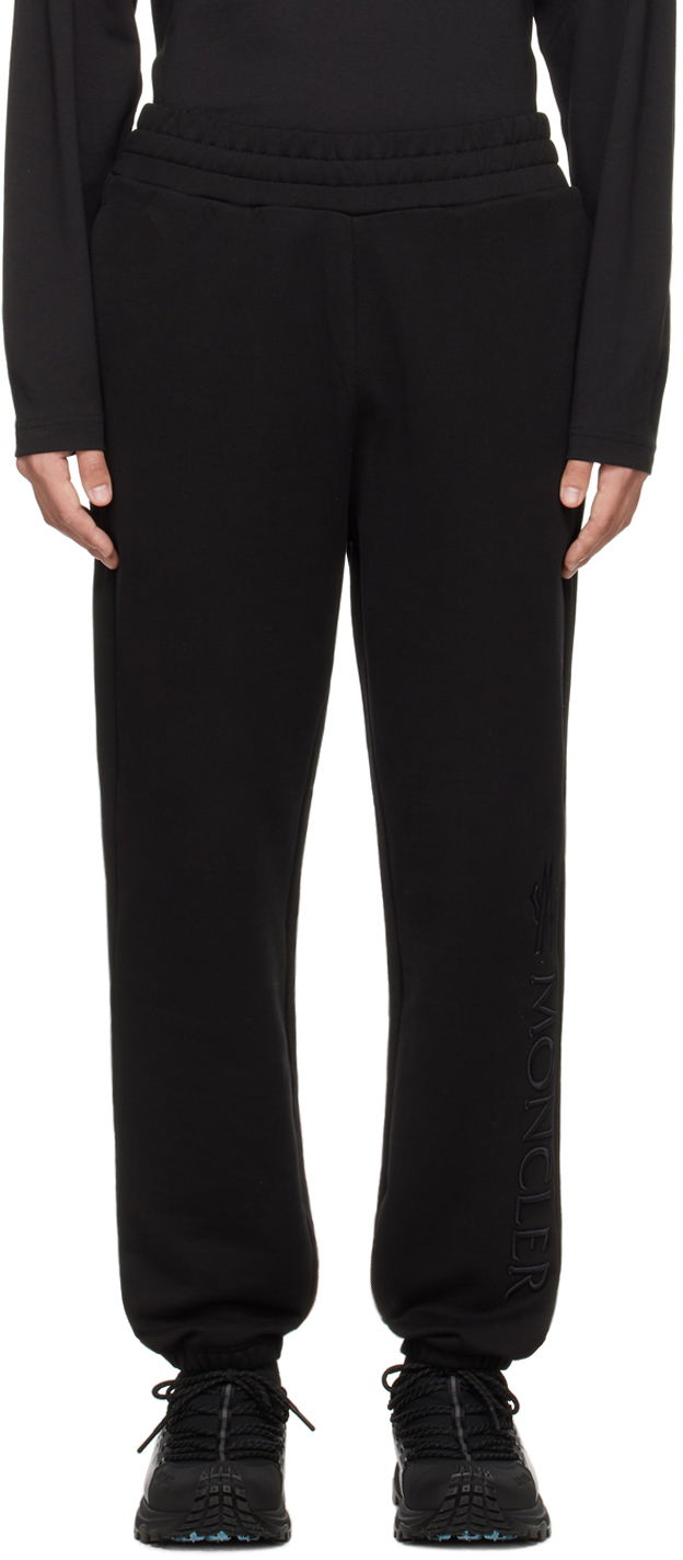 Спортни панталони Moncler Embroidered Sweatpants Черно | J10918H0000289ADW, 0