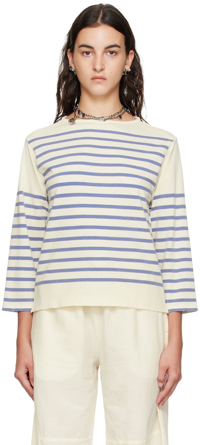 Тениска Acne Studios Distressed T-Shirt Бяло | BL0350-, 0