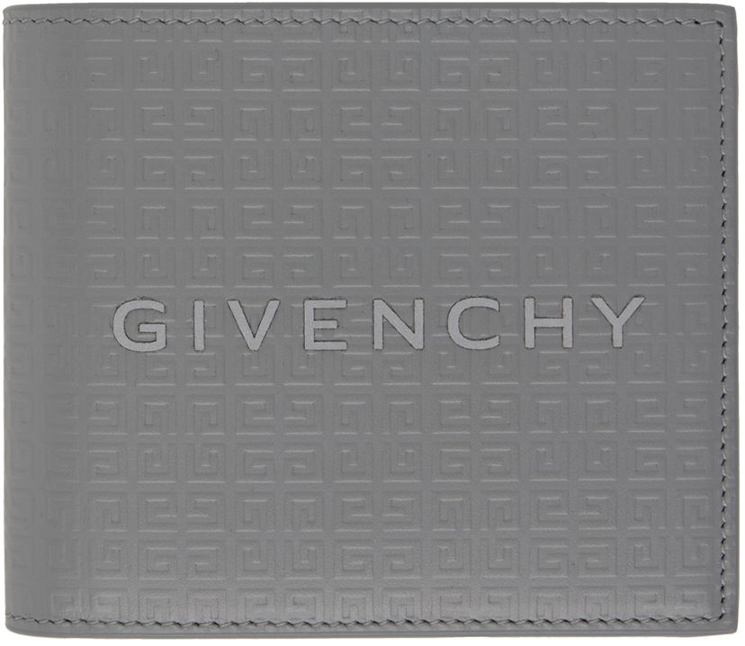 Портфейл Givenchy 4G Micro Leather Wallet Сиво | BK608NK1VX050